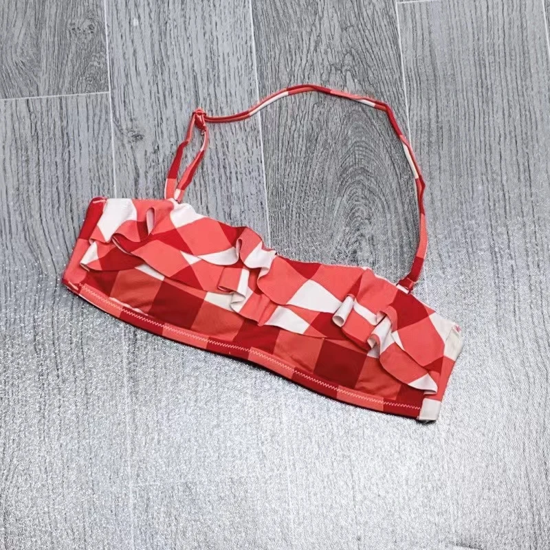 

Женский купальник Amber: летний, солнцезащитный, быстросохнущий, в клетку, утягивающий, с подкладкой на груди, из нейлона, без косточек