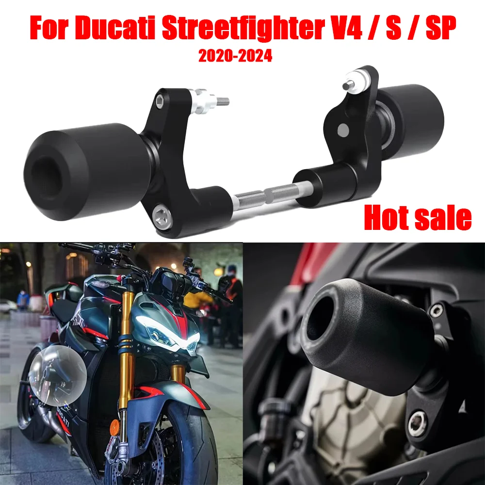 For Ducati Streetfighter V4 / S / SP 2020-2023 Motocross Frame Sliders Crash Protector 2021 2022 2023 2022