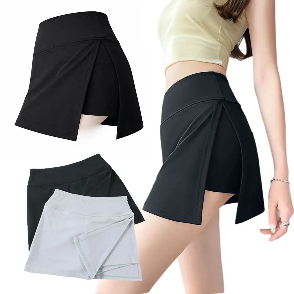 

Юбка-шорты Y2K с высокой талией для тенниса, быстросохнущие облегающие леггинсы для йоги, эластичные беговые штаны для женщин