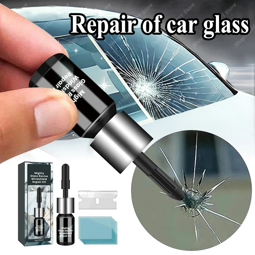Car Glass Repair Window Cracks Gone Kit Remove Scratch Automobile Truck Motorcycles Broken Repair Windscreen Crack Recovery Set