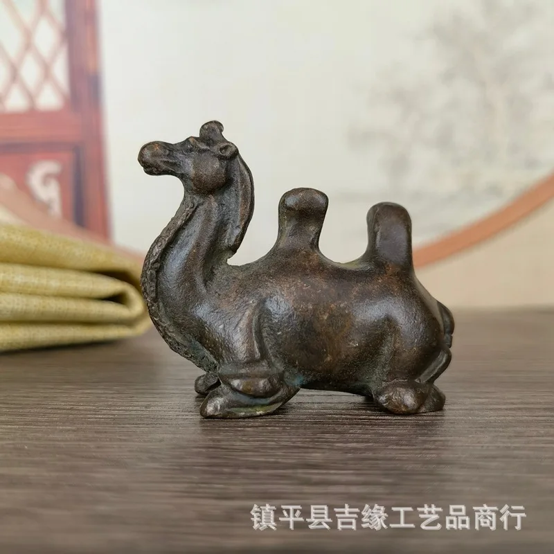 

Solid Camel Pen Holder Pen Holder Ornaments Antique Collection Hump Paper Weight Pressure Bar Study Supplies Decoration Copper C