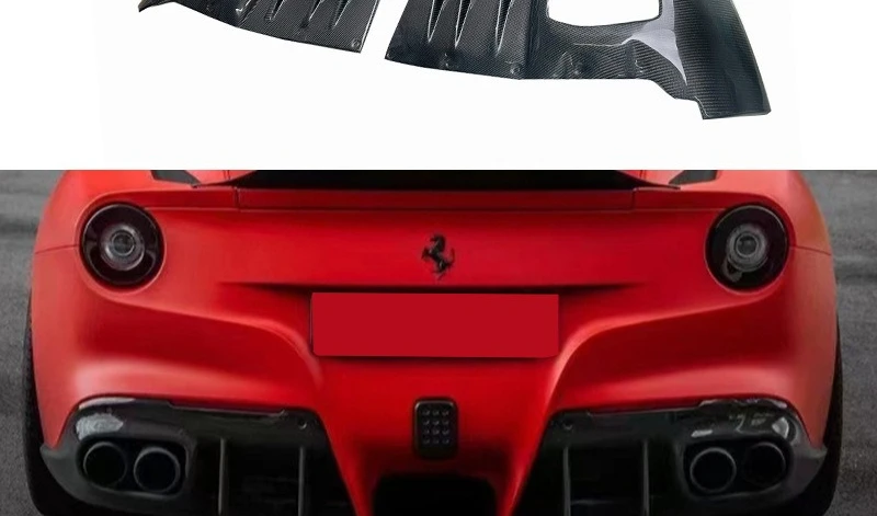 

Suitable for Ferrari F12 Carbon Fiber Rear Lip DWC Spoiler Rear Surround Modified Auto Parts Exterior