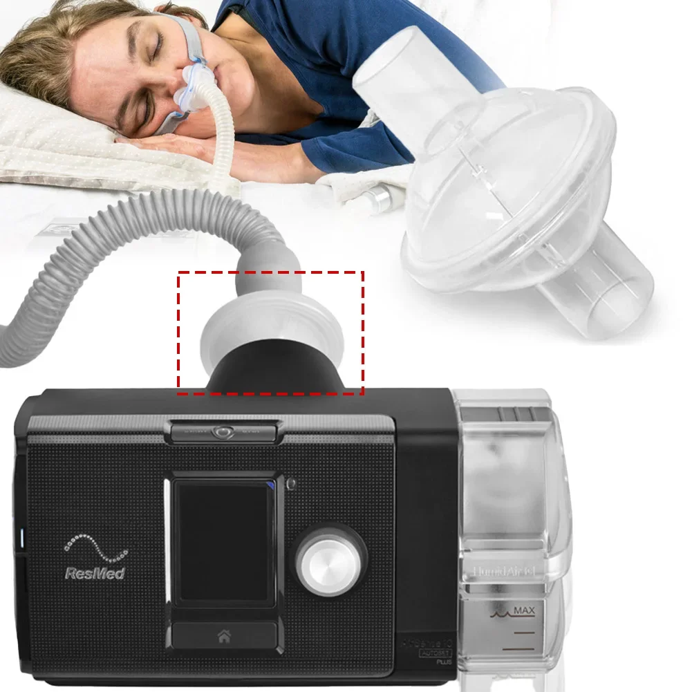 Transparent CPAP Breathing Filters (3/1 Pc) Bacterial and Virus Protection for Your CPAP Machine Essential Replacement Supplies