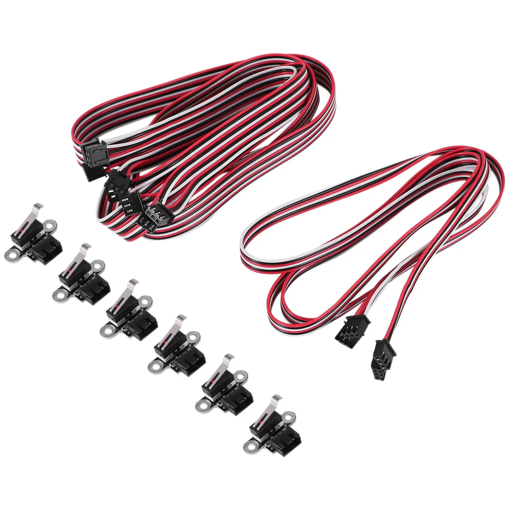 SMIEA 6PCS Mini interruptores de límite con cable de 3 pines de 1M para 3018-PROVer/3018-MX3/3018-PROVer Mach3