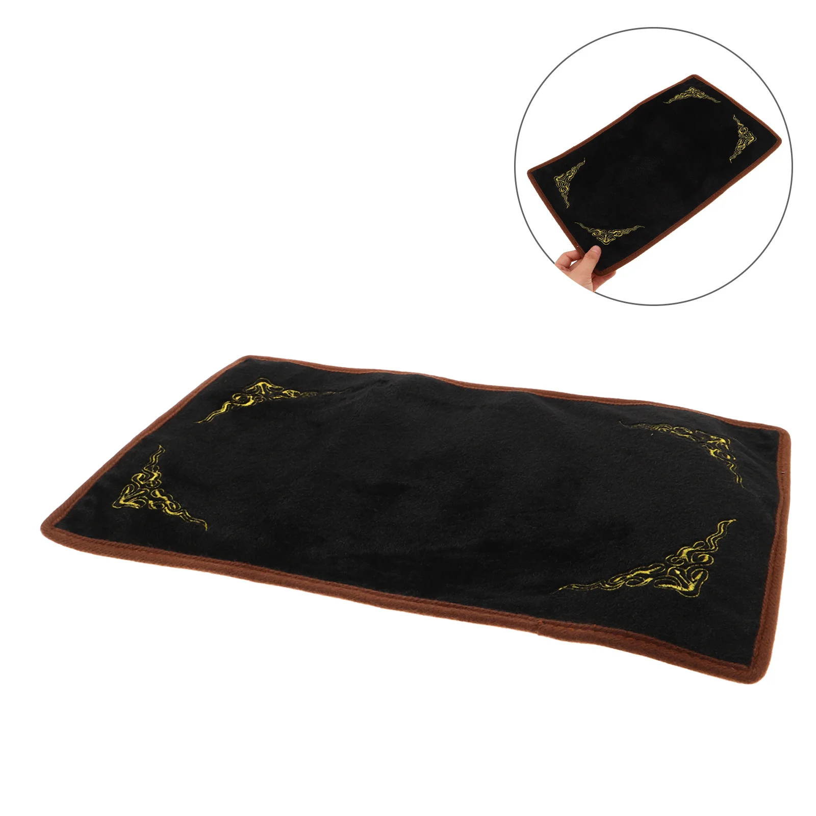 

Double Sided Jewelry Display Pad Soft Cloth Insert for Necklaces Bracelets Watches Store Counter Exhibition Display Mat