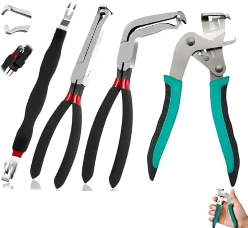 

Набор из 4-х многофункциональных клещей для автомобильных клипс – инструменты для разъединения электрических и топливных шлангов для авторемонта