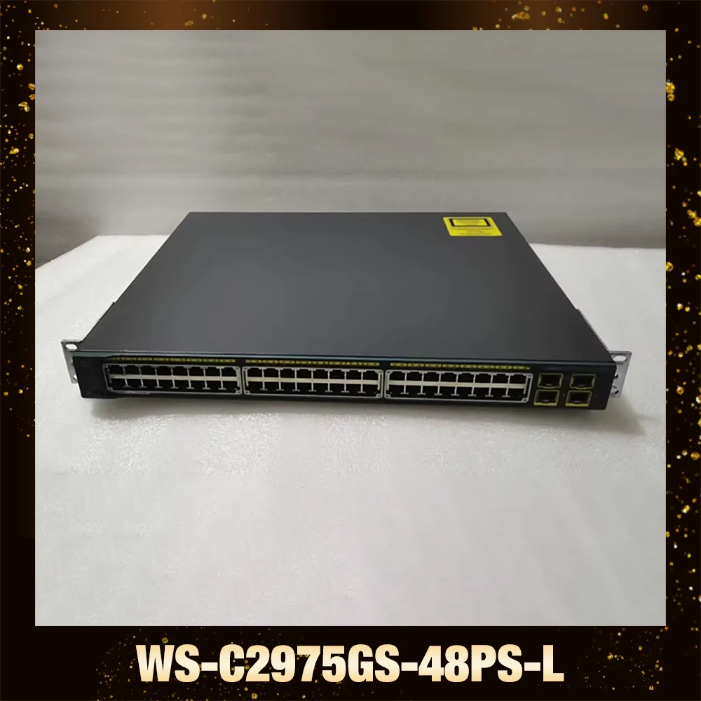 For CISCO WS-C2975GS-48PS-L 48 Port Full Gigabit POE Power Supply Network Management Switch