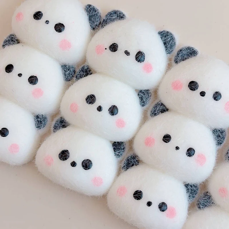 【BS】Simpatico Giocattolo Panda Sanlian da Spremere, Simulazione di Lenta Ripresa, Giocattolo Antistress Morbido da Spremere e Pizzicare, Regalo per Alleviare la Pressione