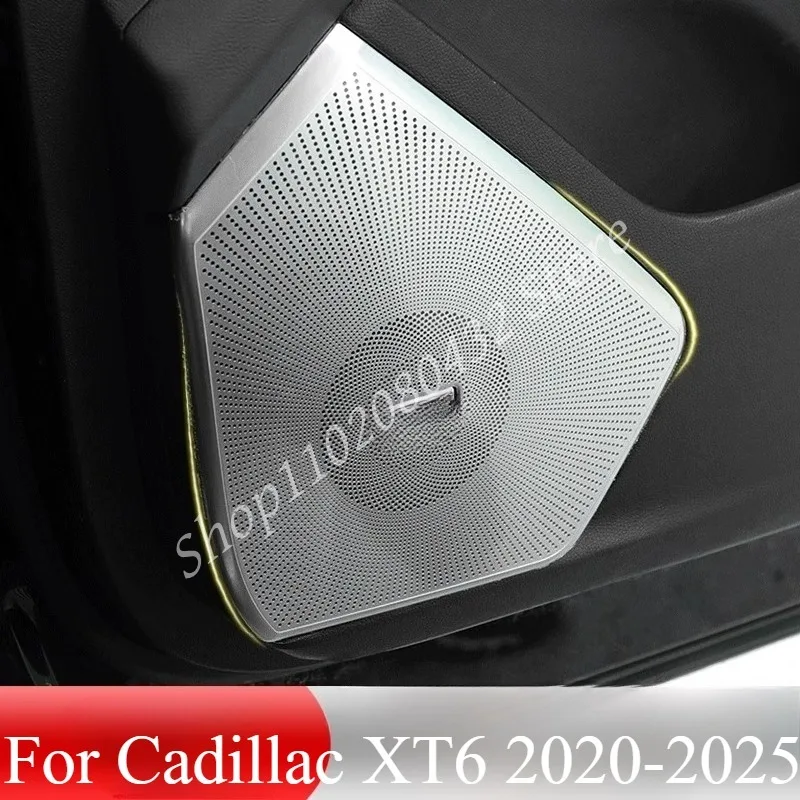 

For Cadillac XT6 2020-2025 Car Dashboard Tweeter Horn Cover Trunk Door Audio A-pillar Speaker
