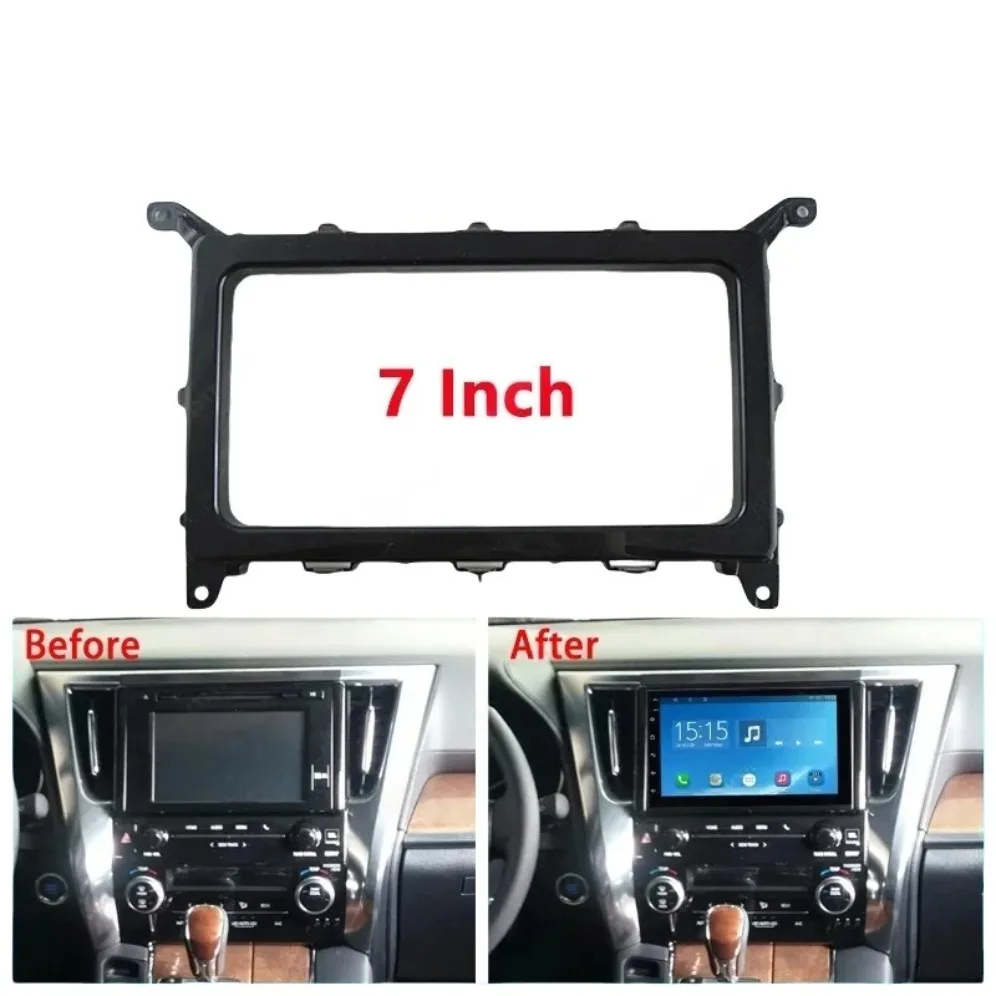 

"7" 2DIN Car Stereo Dash Kit for Toyota Alphard Vellfire 2015+ | Radio Installation Frame Panel"
