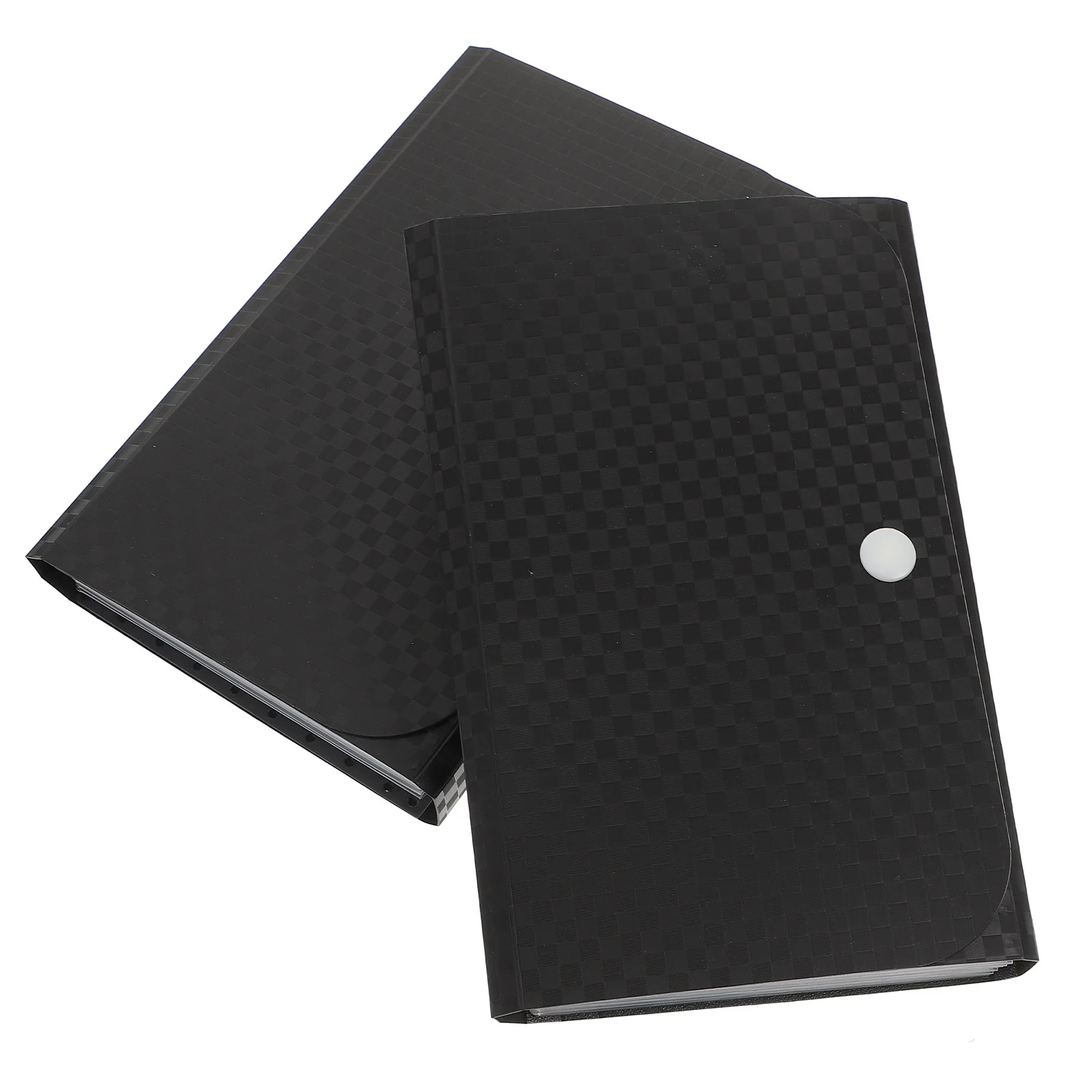 

2Pcs File Folder Wallet for A6 Paper Portable Document Organizer Multi-Layer Storage Bag for Office Home Use Small File