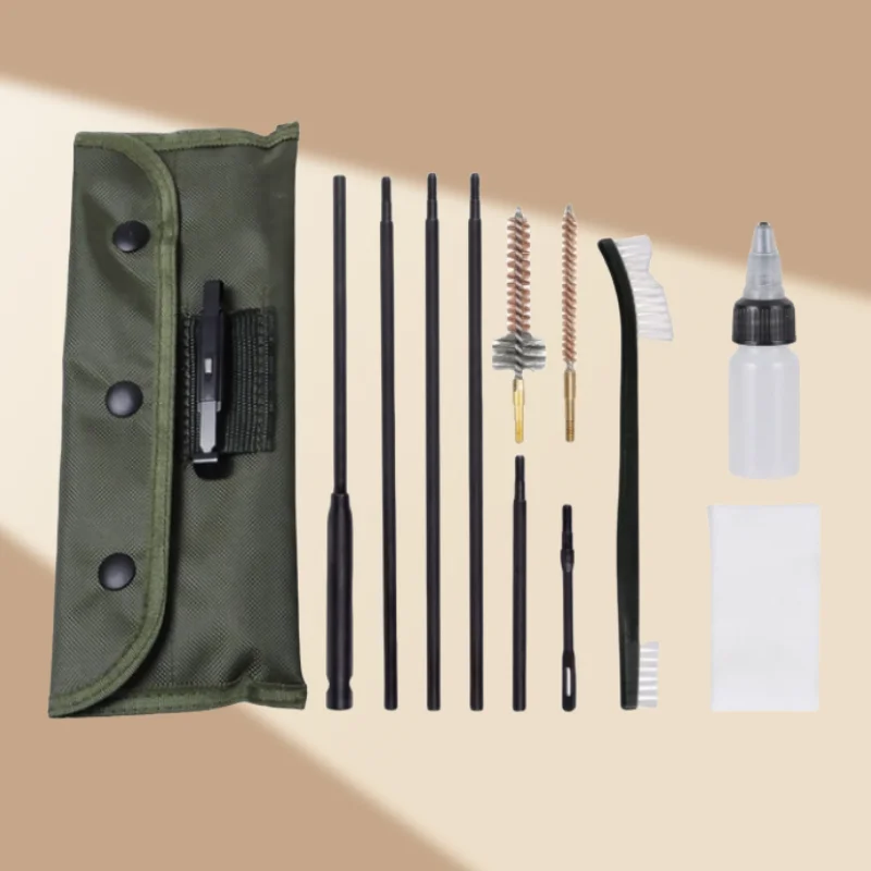 

Tactical Cleaning Kit Pouch Universal Clean Tool Brass Brush For 223 5.56mm