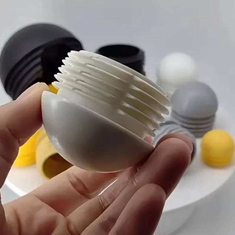 Dia 13mm-60mm White Plastic Round Head Plug Furniture Round Tube Inner Plug Protection Pad Accessorie Anti Slip&noise Reduction