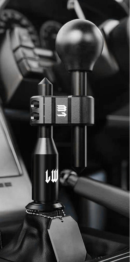 LW Einstellbare Auto Schaltknauf Verlängerung H Typ Shifter Extender Hebel für Universal – Detail 3