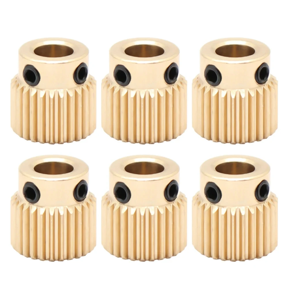 Mk7 MK8 Extrusionsgetriebe, 26 40 Zähne, Messing-Antriebsrad, Zuführungsgetriebe für Anet A8 Ender 3 Cr10 3D-Drucker-Extruder – Detail 3
