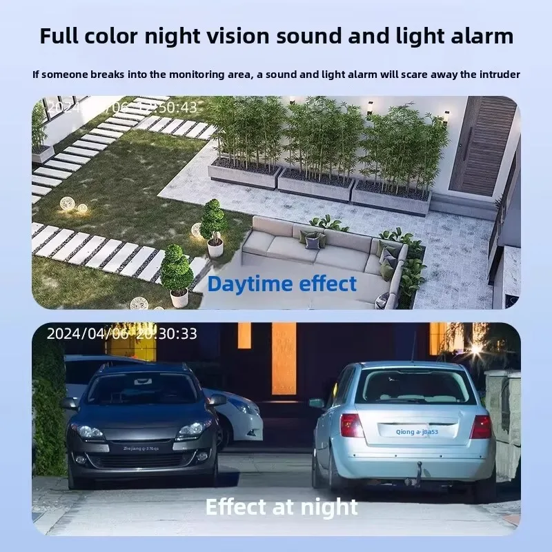 STLF 4G WIFI solar camer'a with two-way audio function, 1 year warranty, IP68 waterproof and dustproof, 32MP, 360-degree viewing