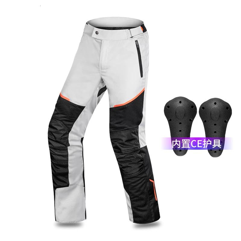 

Summer mesh cycling pants men's motorcycle pants off-road riders wear anti-fall clothing breathable racing pants