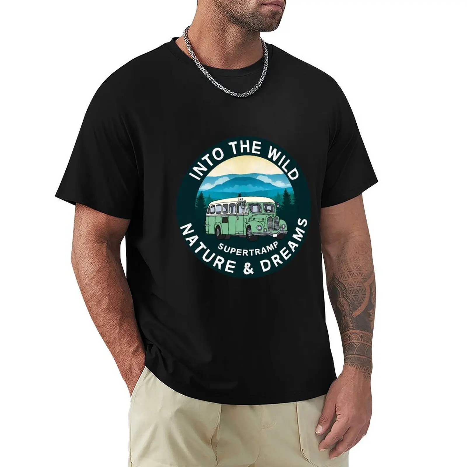 

Into The Wild - Leave No Trace Respect Shirt - Supertramp - Respect Nature T-Shirt Anti-Perspiration Workout Top