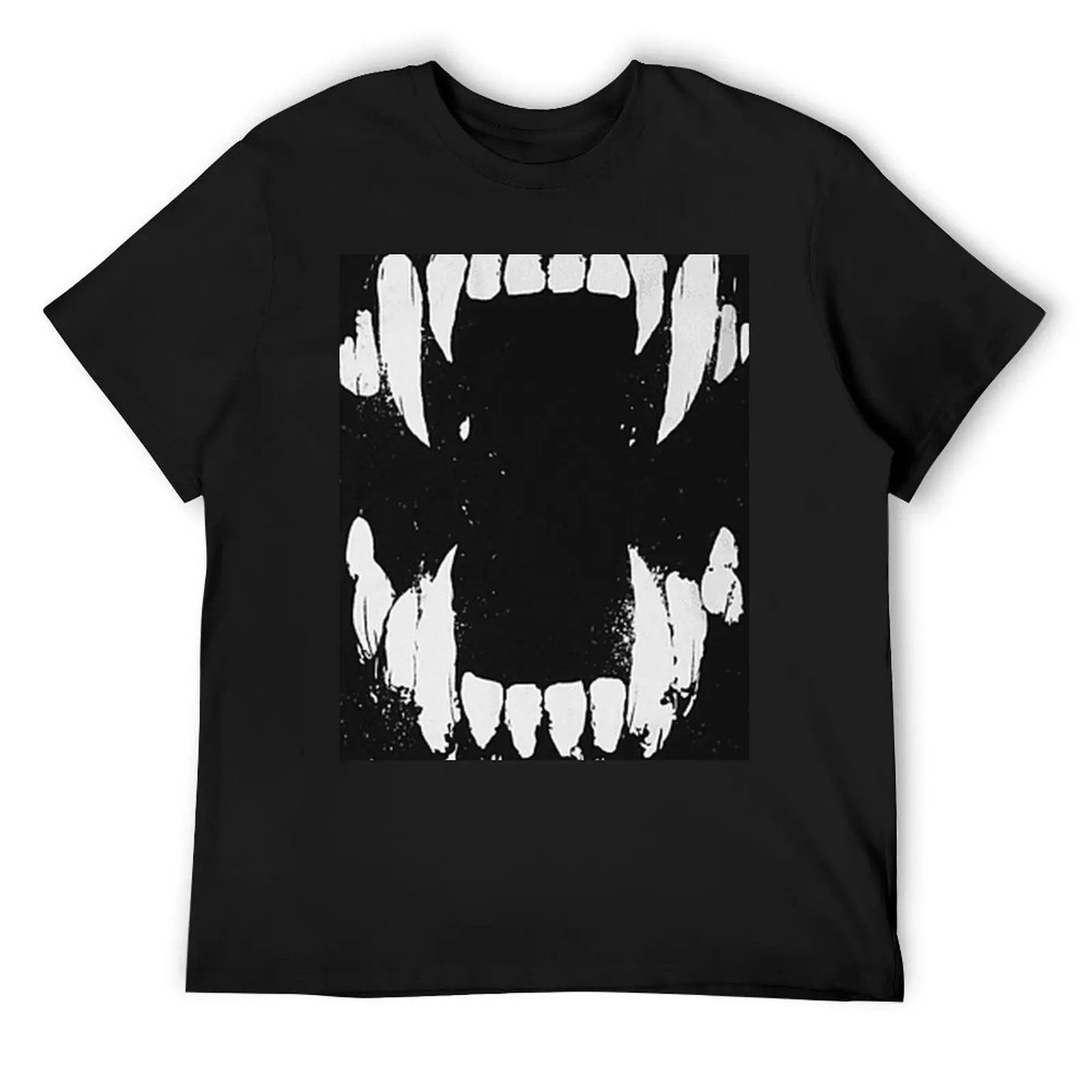 

Vampire Fang T-Shirt cotton graphic tees vintage clothes shirts graphic men clothings