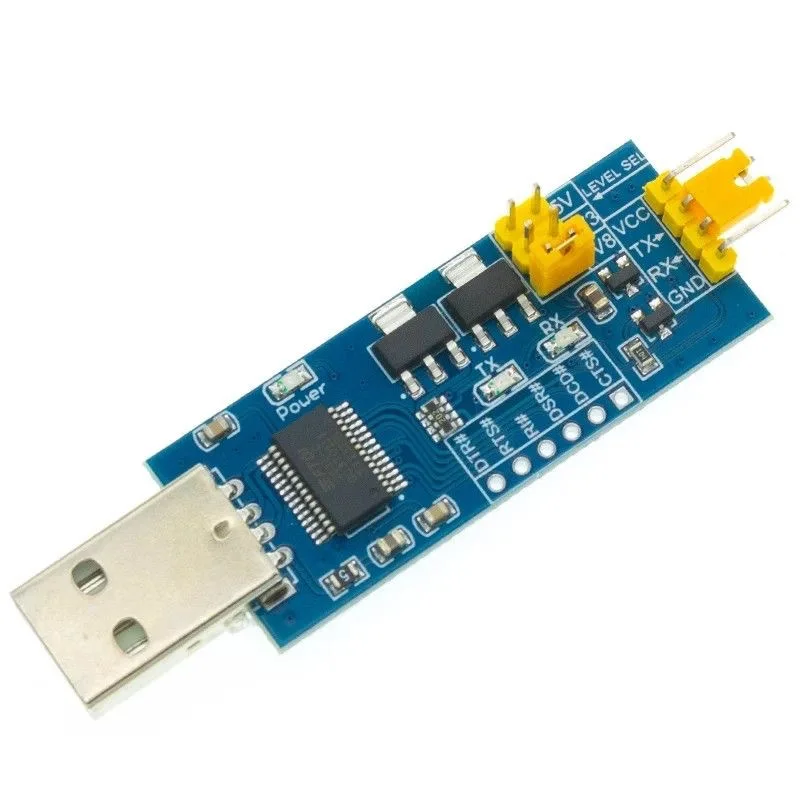 2pcs USB to TTL Serial Adapter 5V 3.3V 1.8V Level Programmer Download Cable for Arduino STM32 ESP32