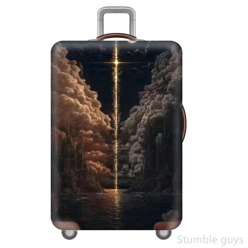 

Эластичный защитный чехол для багажа, защитный чехол для чемодана, предотвращающий износ и пыль, полезный аксессуар для путешествий, для деловых поездок