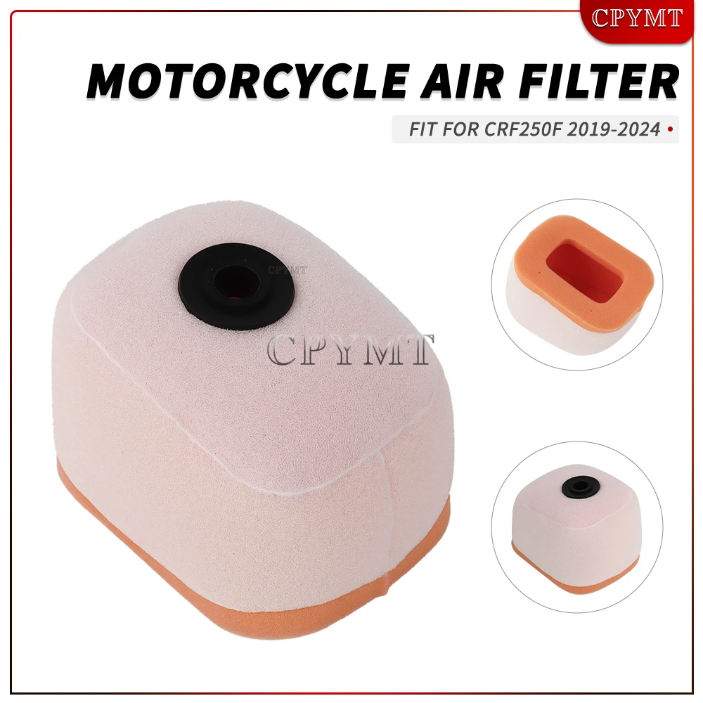 

Motorcycle Dual Foam Air Filter Cleaner Fit for CRF 250 F CRF250F CRF250 2019-2024