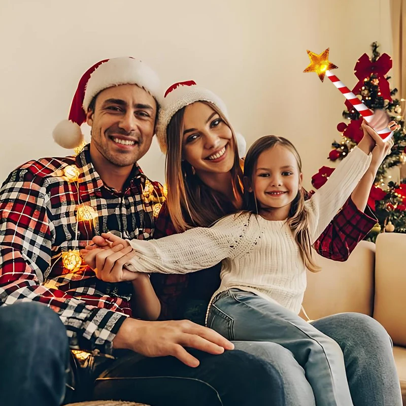 Controlador de estrela LED musical de varinha mágica - controle remoto de luz de Natal para decoração de casa de férias e presentes