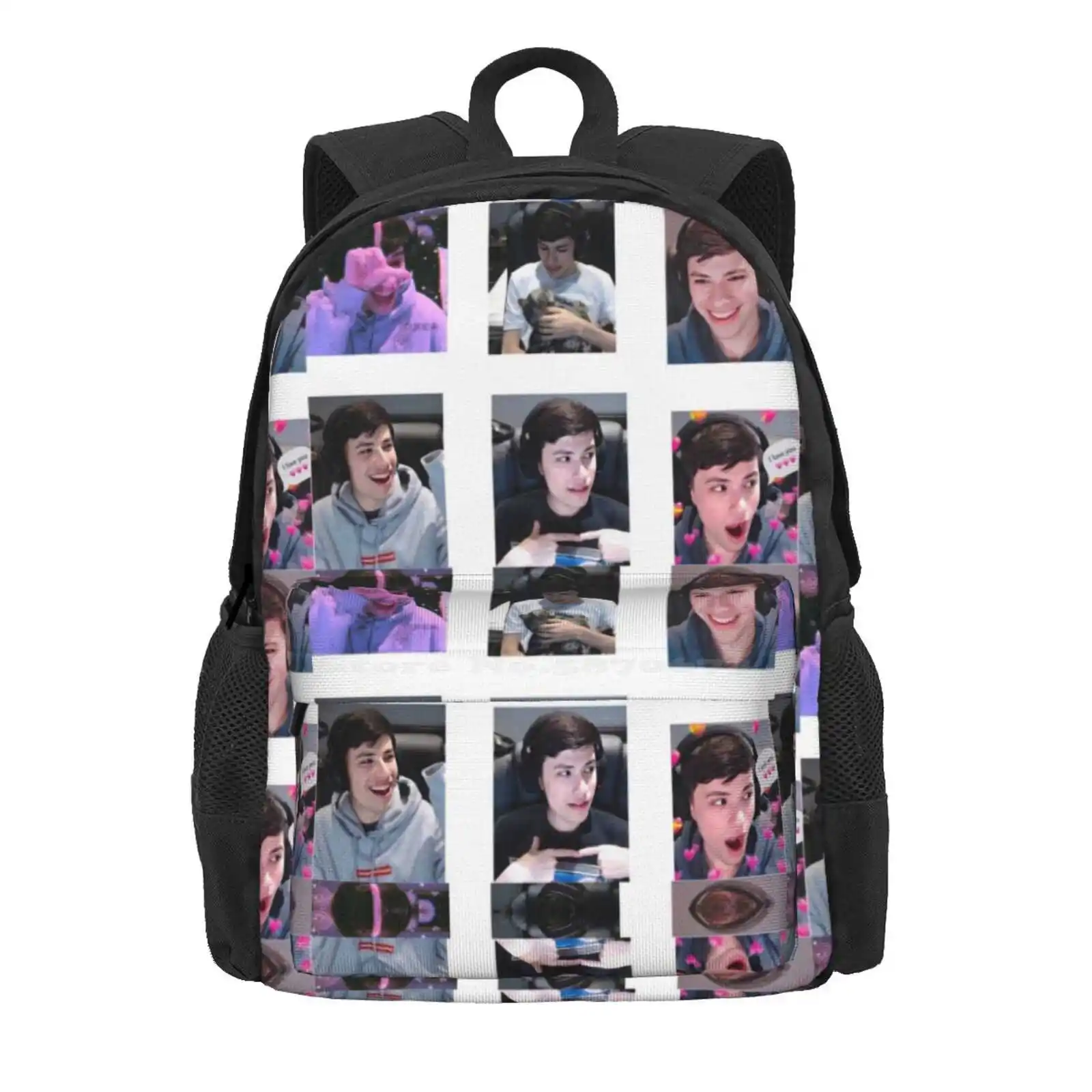 Georgenotfound Sticker Pack :D Hot Sale Schoolbag Backpack Fashion Bags Georgenotfound Dreamwastaken Dream Team Sapnap