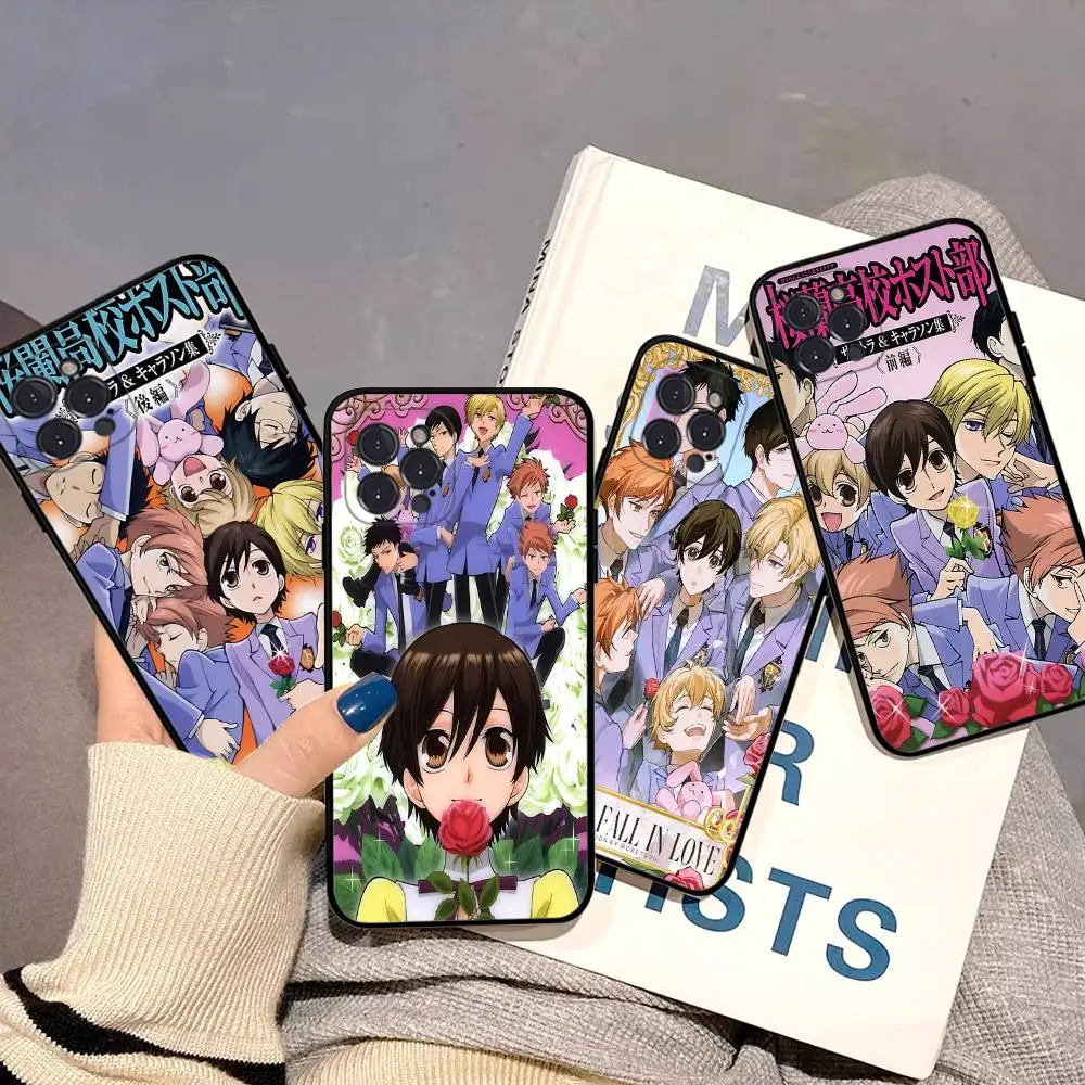 

Ouran High School Host Club Phone Case For iPhone 16 15 14 11 12 13 Mini Pro XS Max Cover 6 7 8 Plus X Funda Shell