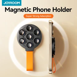 Joyroom Suction Cup Magnetic Phone Holder Universal Hands-Free Silicone Suction Cup Phone Holder With Free Magnetic Sheet