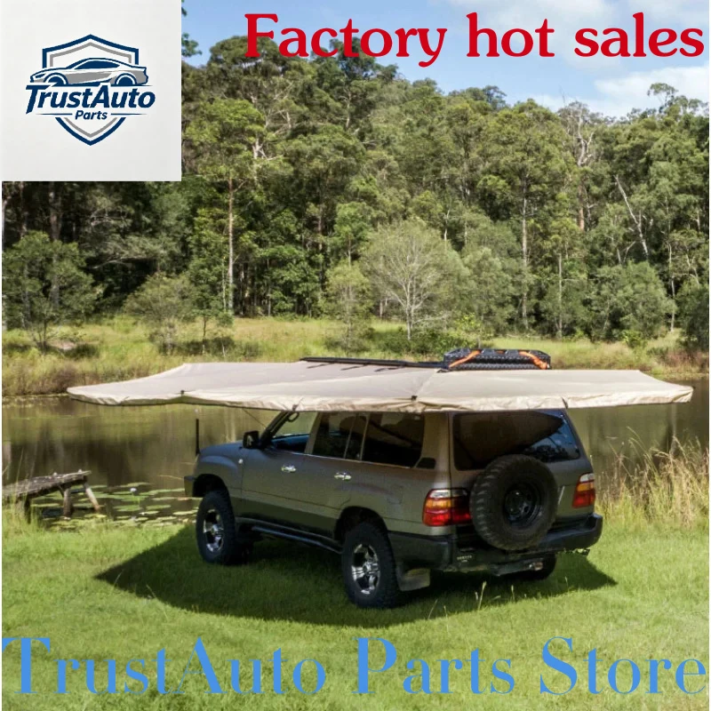 

Hot TreasuresHot Selling HOTO Waterproof 4X4 Car Roof Side Extended 0 Degree Awning 0 Degre StandinTrustAuto Parts Store