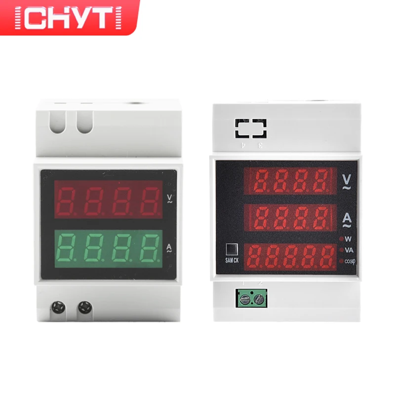 

CHYT D52-20 AC Ammeter Voltmeter 80-300V 200-450V 0-100A LED Digital Electric Energy Multi Function Meter