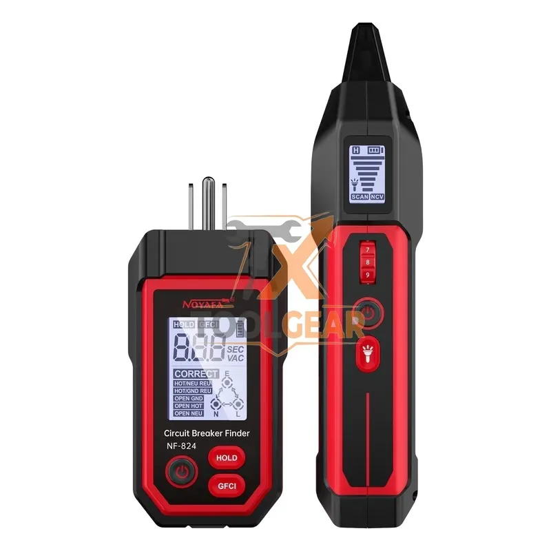 2026hotsale* NOYAFA NF-824 Factory Price AC Circuit Breaker Finder Electric and Voltage Tester with GFCI Outlet Socket