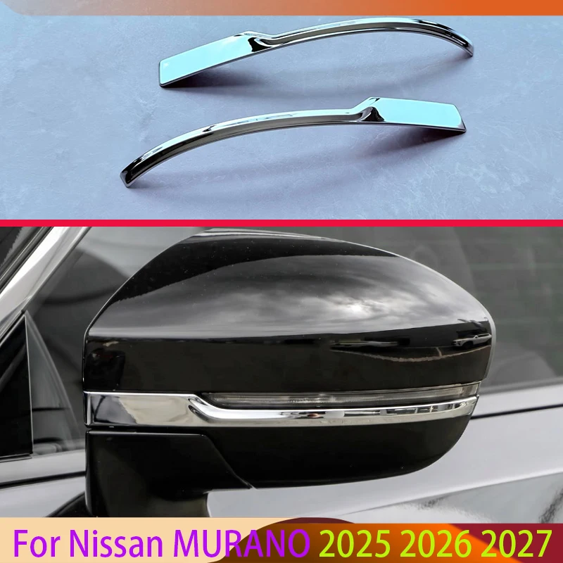 For Nissan MURANO 2025 2026 2027 Car Accessories ABS Chrome Side Mirror Rear View Wing Chrome Cover Trim Molding Bezel