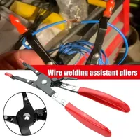 Universal Car Vehicle Soldering Aid Pliers Hold 2 Wires Innovative Car Repair Tool Garage Tool Wire Welding Clamp Welding Pliers