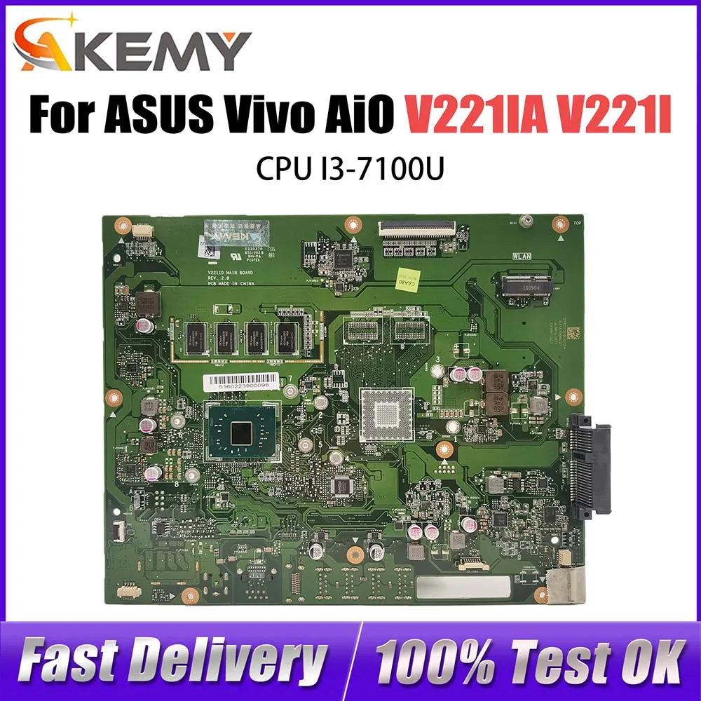 

V221I Mainboard For ASUS Vivo AiO V221IA All-in-one Laptop Motherboard With I3-7100U CPU