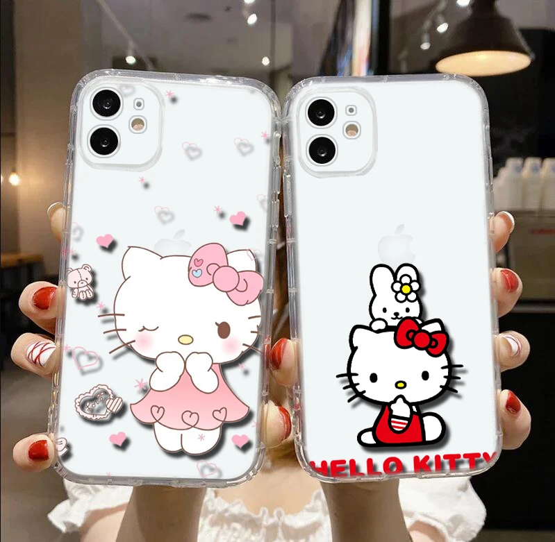 E7 Hello Kitty Soft Case for Moto G Play E20 E4 E40 E5 E6 E6S E7 Power Edge 20 Lite Pro G200 G30 G4 G52 G42