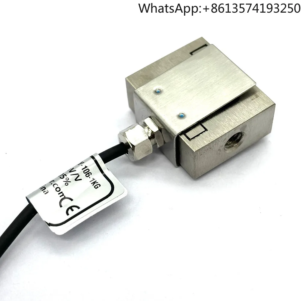 

S Type Tension Pressure Sensor 10kg Small Size Measuring Force and Weight Load Cell DYLY-106