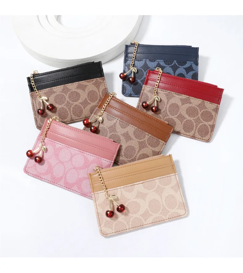Luxury Design Multi-Function Wallet for Women PU Leather Card Holder Small Short Purse Female Card Bag