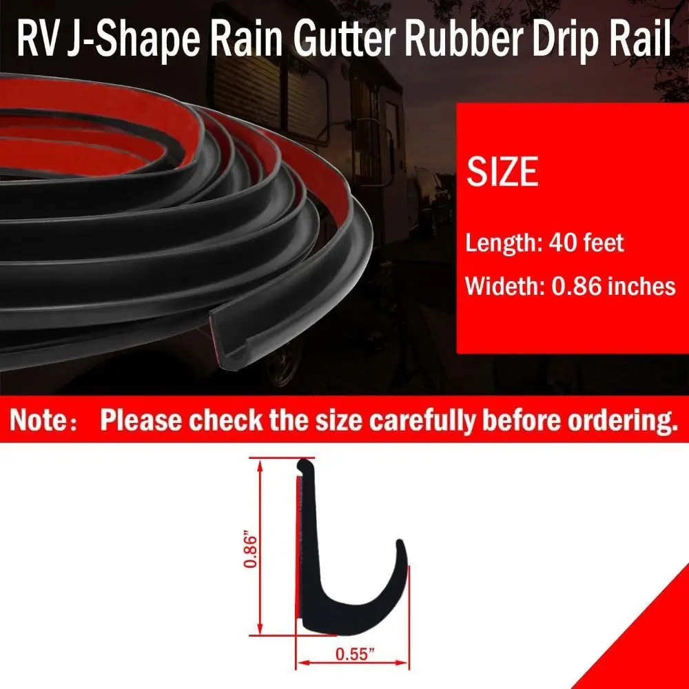 1/5/6M Rv Rain Gutt…