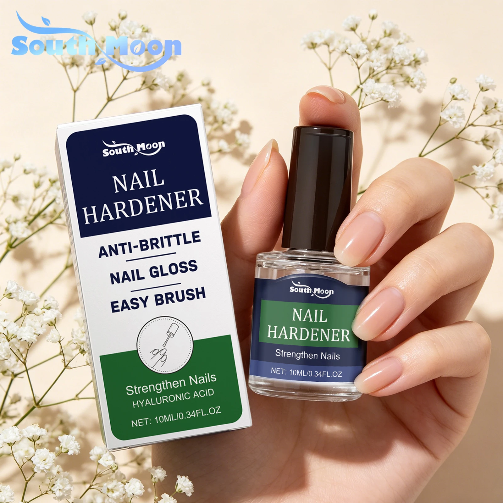 Hyaluronic Acid Nail Hardener Repair Brittle Nails Prevent Hand Feet Nails Breakage Promote Growth Nail Strengthening Care Drops