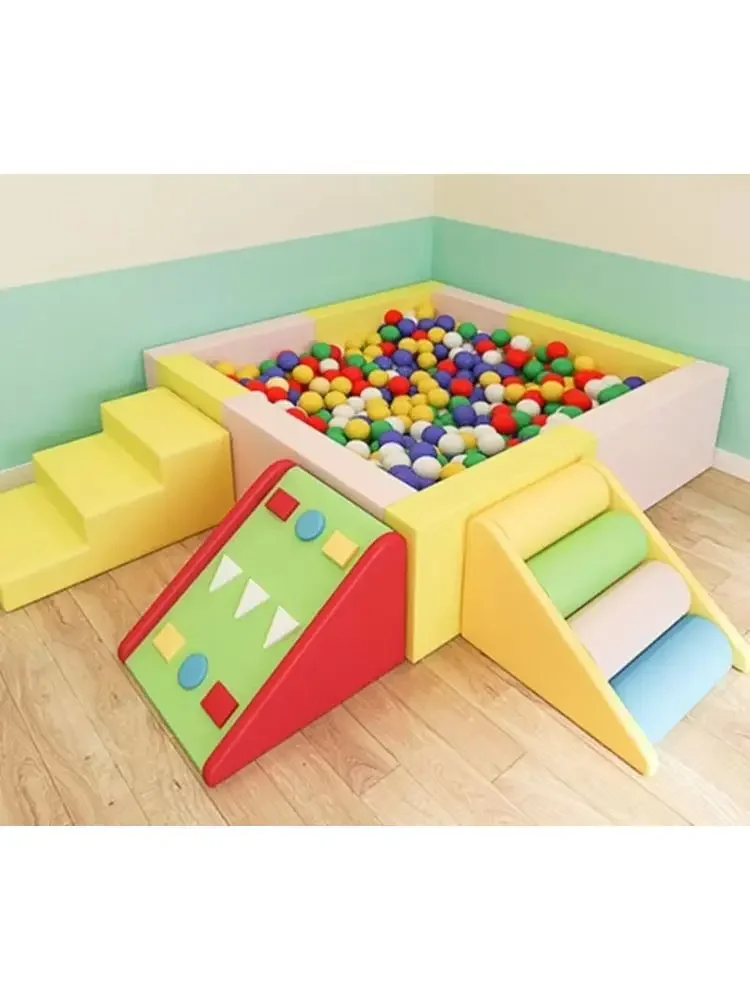 Children's playground Sand pool with shoe cabinet Ball pool Kindergarten early education center Software sponge Ocean ball pool