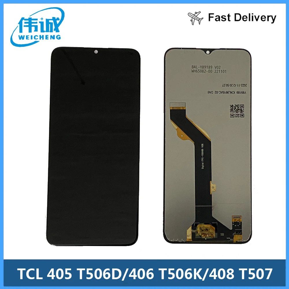 For TCL 405 406 408 TCL 40R 40X T609M 40XE 40XL T608M LCD Display Digitizer For TCL 40SE 40 SE TCL 40 NxtPaper 4G 5G LCD Sensor