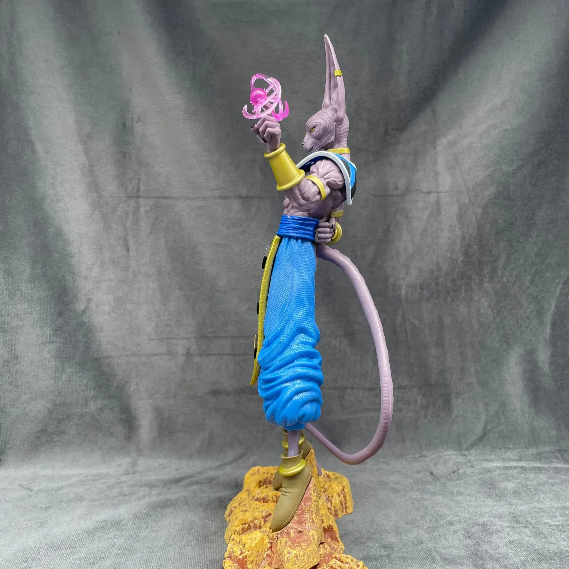 Figura de acción de Dragon Ball Beerus para niños, modelo de Anime, regalos coleccionables, 30cm