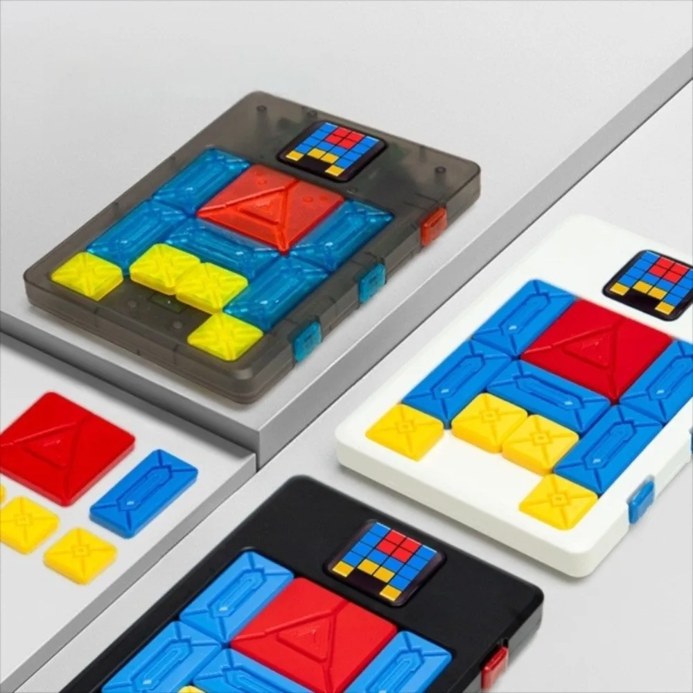 Sliding Block Magnetic Suction Block Puzzle Challenge Game 500+ Levels Huarong Road Puzzle Logical Thinking Training