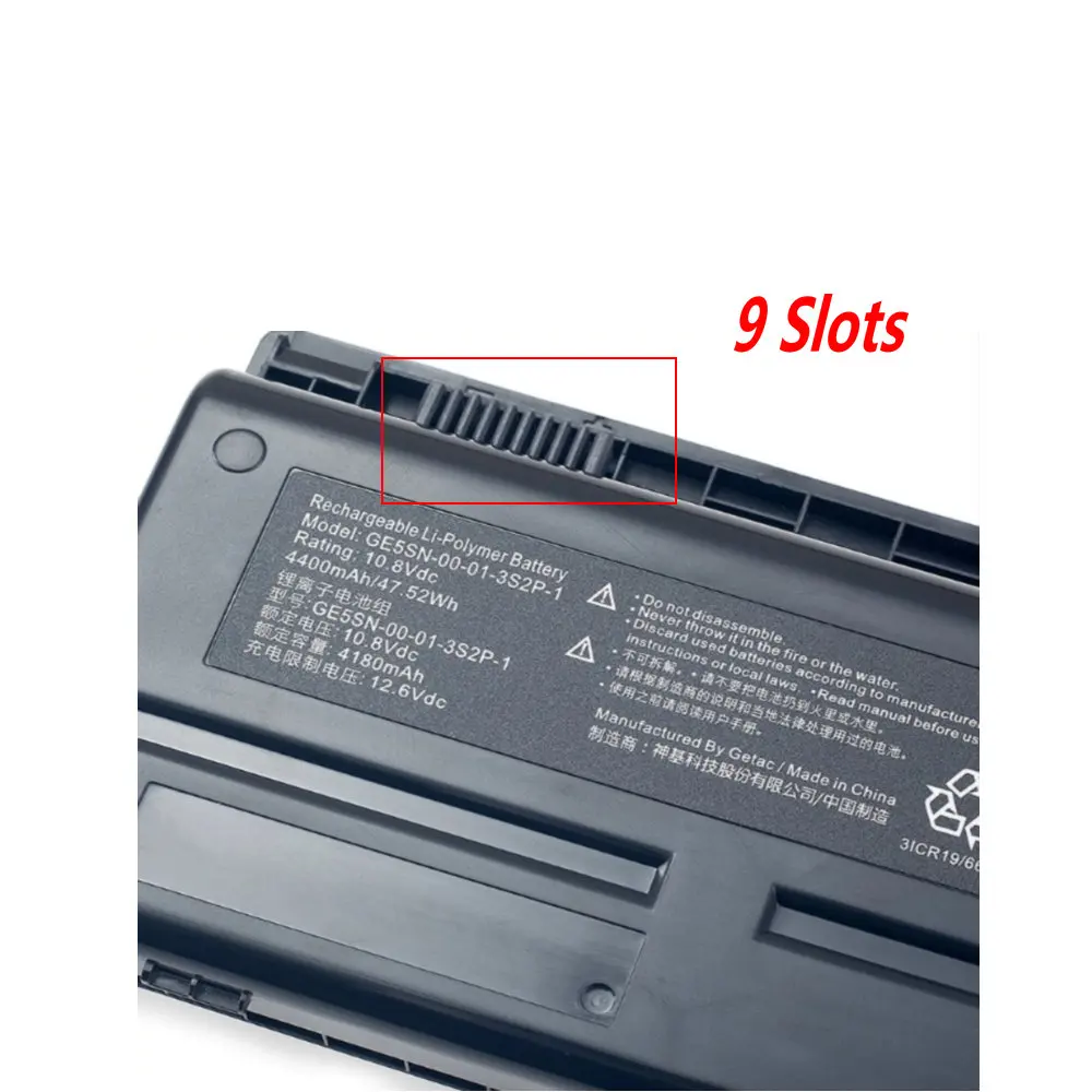 NEW GE5SN-00-01-3S2P-1 Laptop Battery For MECHREVO X7Ti X6TI-S X6Ti-M2 X6Ti-H X6Ti-E3 NFSV151X-00-03-3S2P-0 GE5SN-03-12-3S2P-0