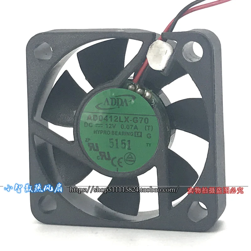 ORIGINAL AD0412LX-G70 12V 0.07A 4010 40*40*10mm KIPAS PENDINGIN BARU RADIATOR
