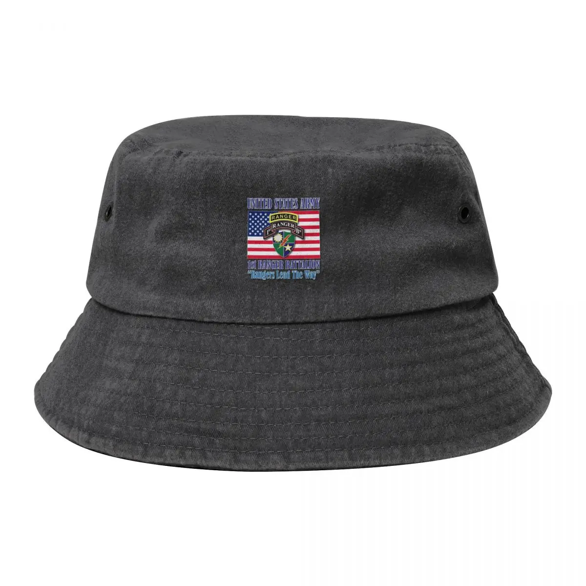 

1st Ranger Battalion- Rangers Lead The Way Bucket Hat Thermal Visor Winter hat New In Hat golf genuine Men's Women's