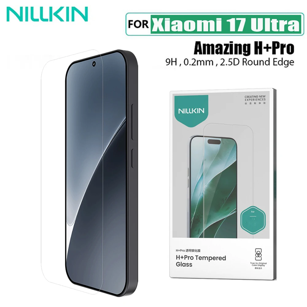 

Nillkin Screen Protector For Xiaomi 17 Ultra Amazing H+PRO Tempered Glass Anti-Explosion 2.5D 9H For Xiaomi17 Ultra Glass Film