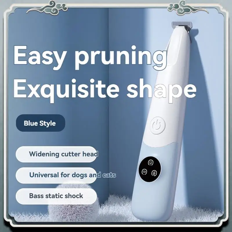 Tagliacapelli elettrico durevole per cani e gatti Strumento universale per rasatura di animali domestici Trimmer elettrico a basso rumore